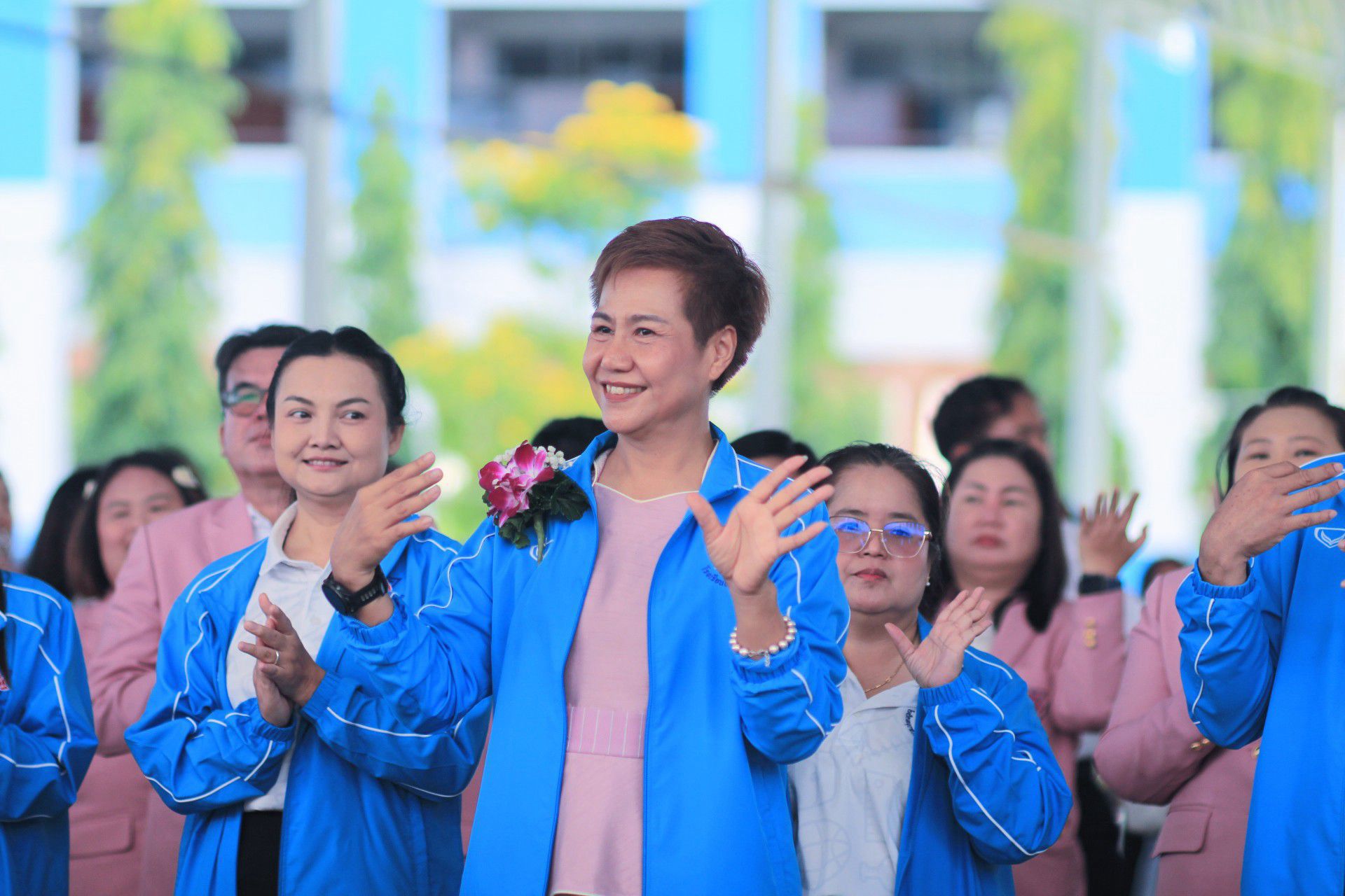 กิจกรรมต้อนรับผู้อำนวยการโรงเรียนอนุบาลตากลำดับที่ 9